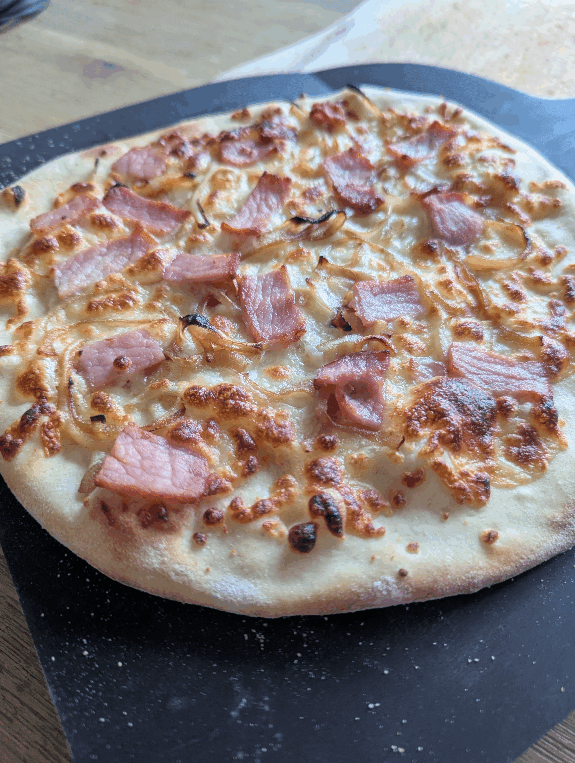 PMF Bacon and Onion Pizza